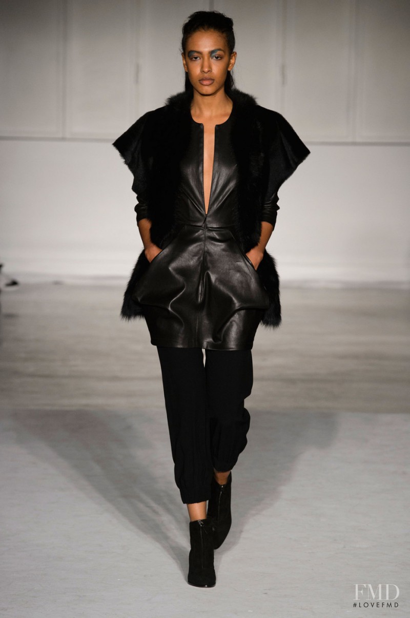 Alewya Demmisse featured in  the Zero + Maria Cornejo fashion show for Autumn/Winter 2015