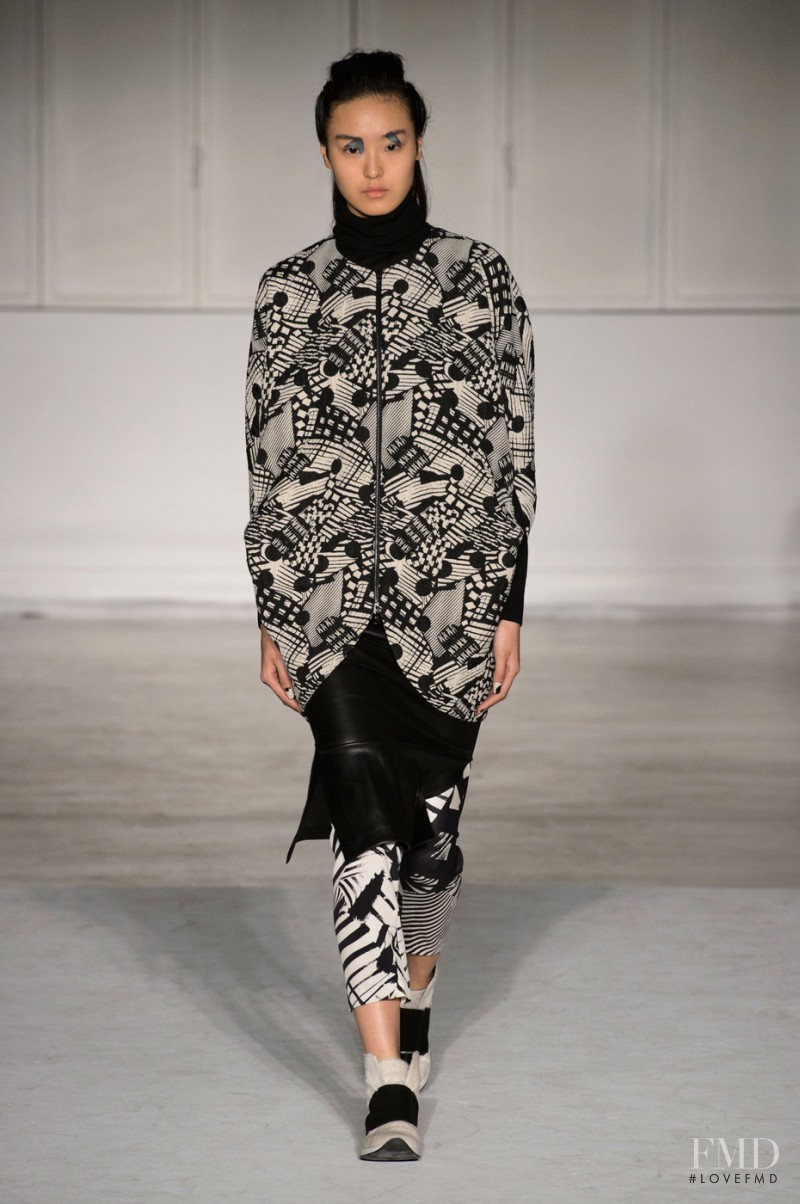 Yue Han featured in  the Zero + Maria Cornejo fashion show for Autumn/Winter 2015