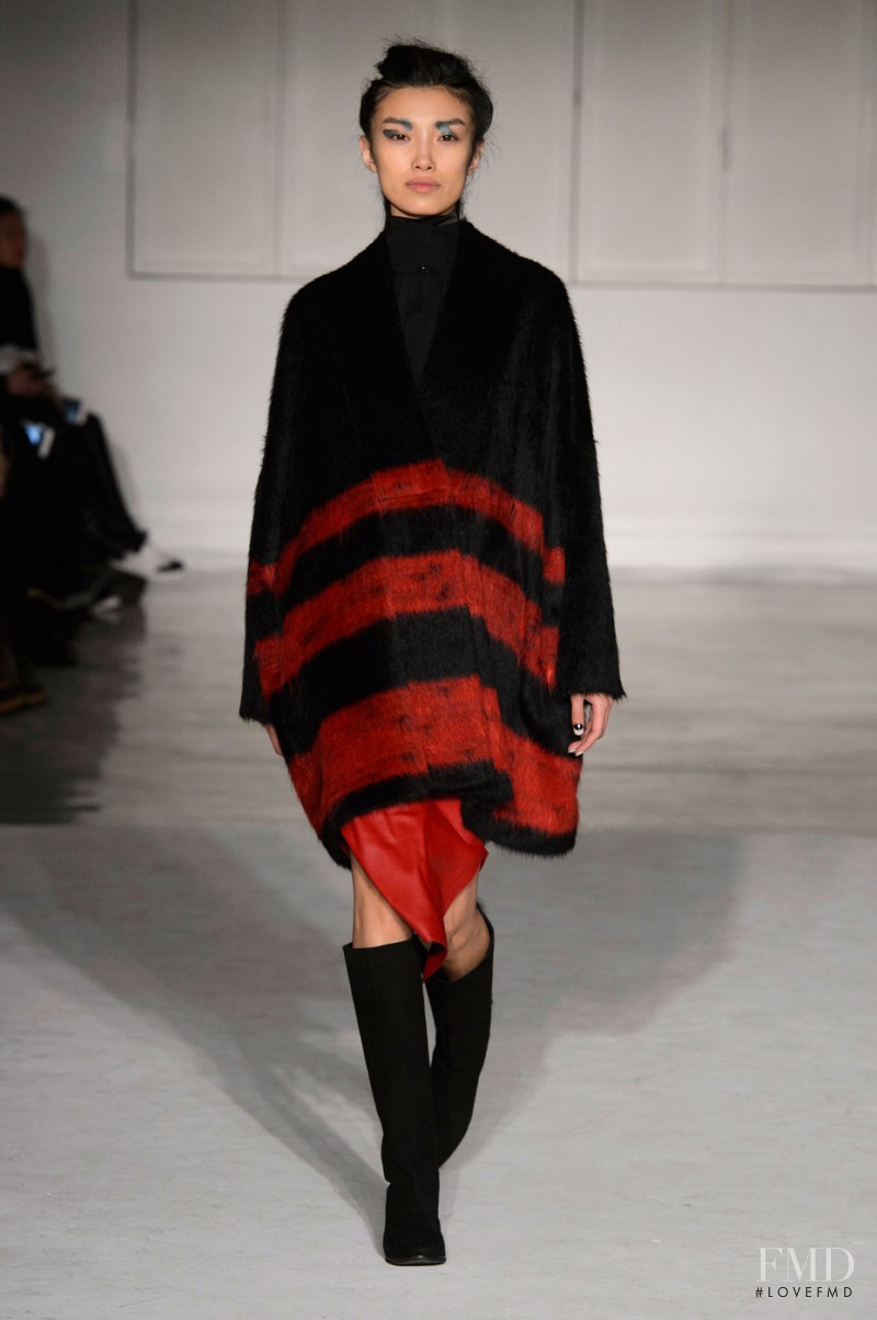 Meng Die Hou featured in  the Zero + Maria Cornejo fashion show for Autumn/Winter 2015