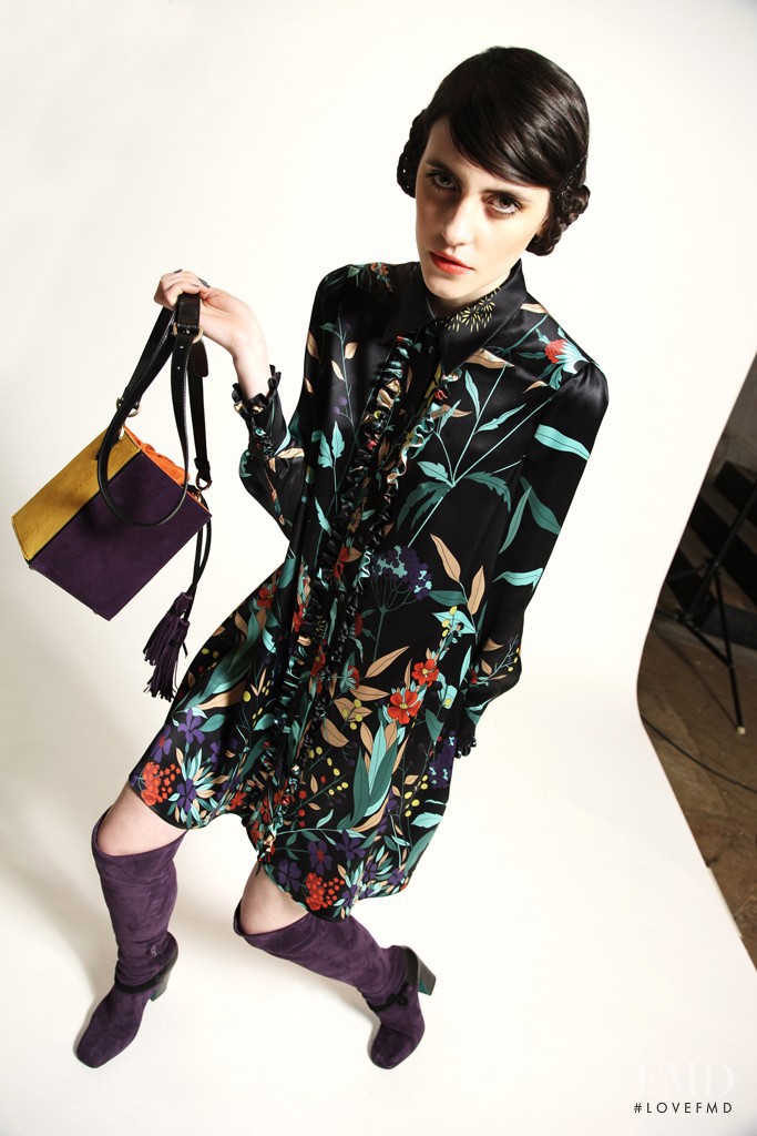 Serena Archetti featured in  the Antonio Marras lookbook for Pre-Fall 2015