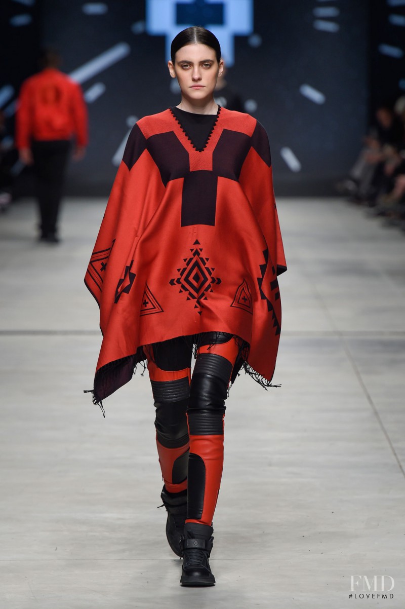 Serena Archetti featured in  the Marcelo Burlon County of Milan fashion show for Autumn/Winter 2015