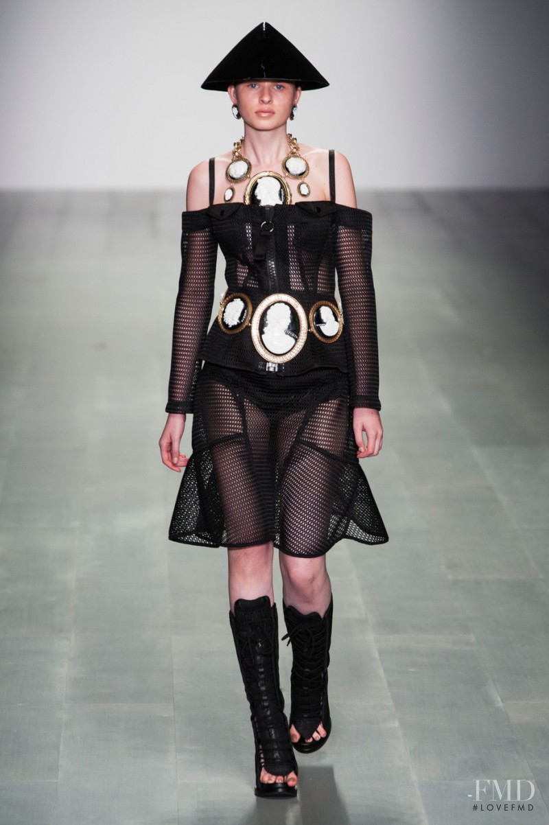 Beth Donaghy featured in  the KTZ fashion show for Spring/Summer 2015