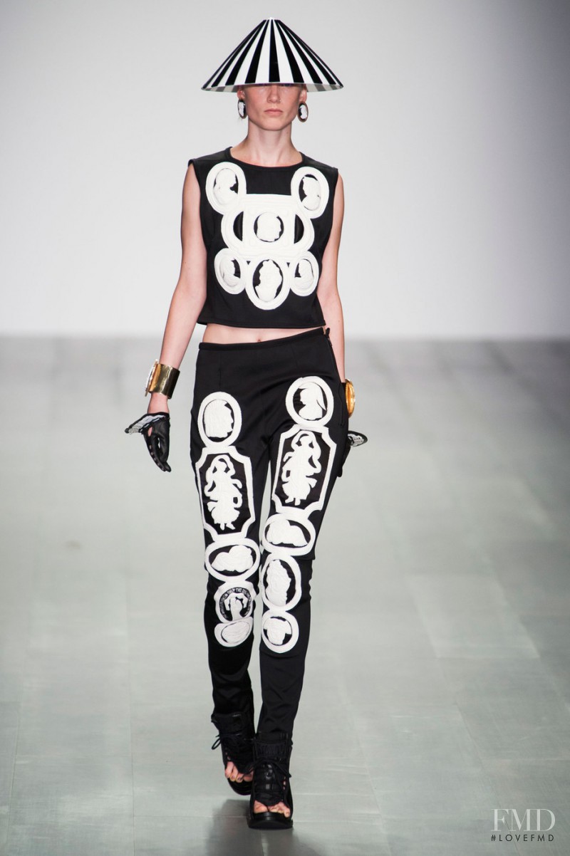 Rhianna Porter featured in  the KTZ fashion show for Spring/Summer 2015