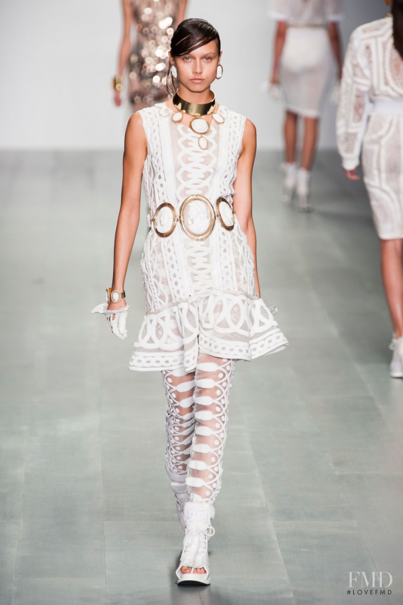 Pavlina Eneva featured in  the KTZ fashion show for Spring/Summer 2015