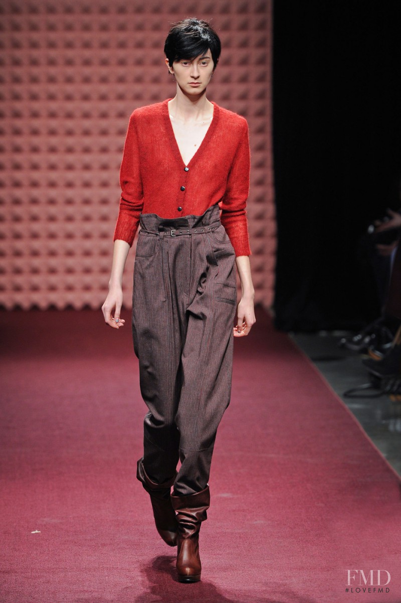 Tatiana Krasikova featured in  the Rachel Comey fashion show for Autumn/Winter 2013