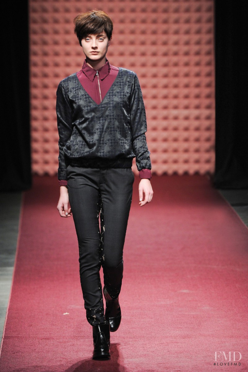 Emily Steel featured in  the Rachel Comey fashion show for Autumn/Winter 2013
