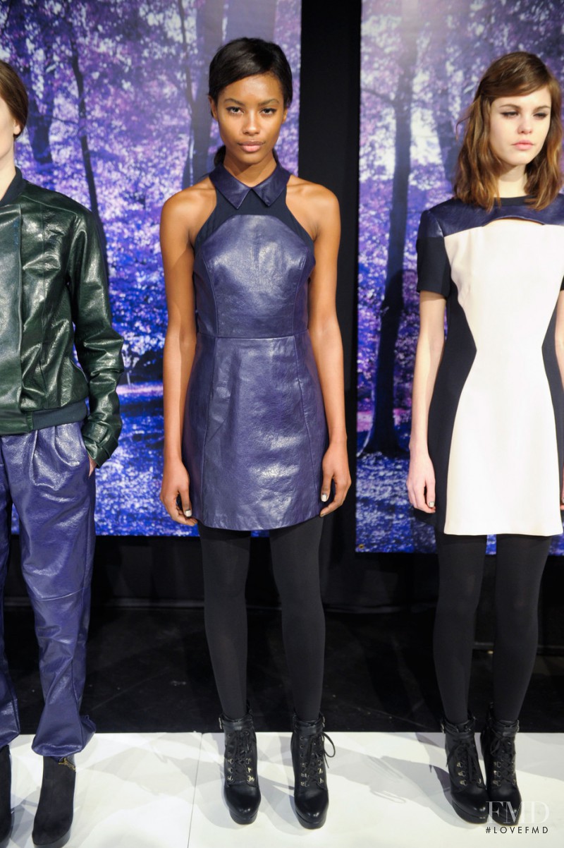 Sharam Diniz featured in  the Charlotte Ronson fashion show for Autumn/Winter 2013