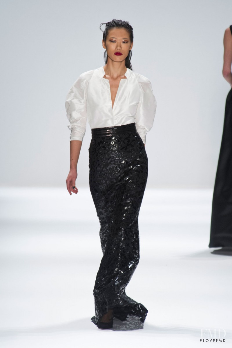 Carmen Marc Valvo fashion show for Autumn/Winter 2013