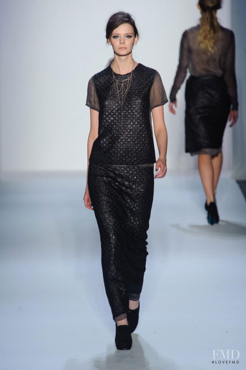 Nikole Ivanova featured in  the Emerson fashion show for Autumn/Winter 2013