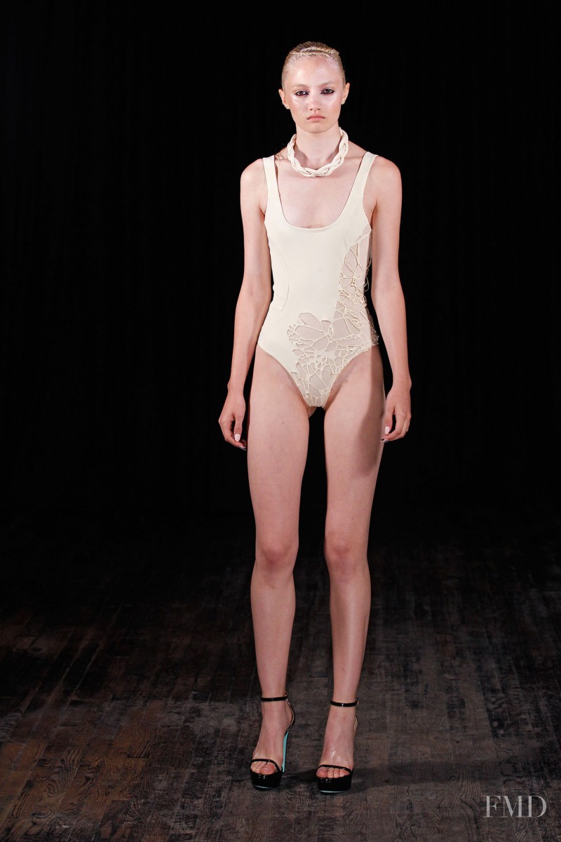 Lily Walker featured in  the Katie Gallagher fashion show for Spring/Summer 2014