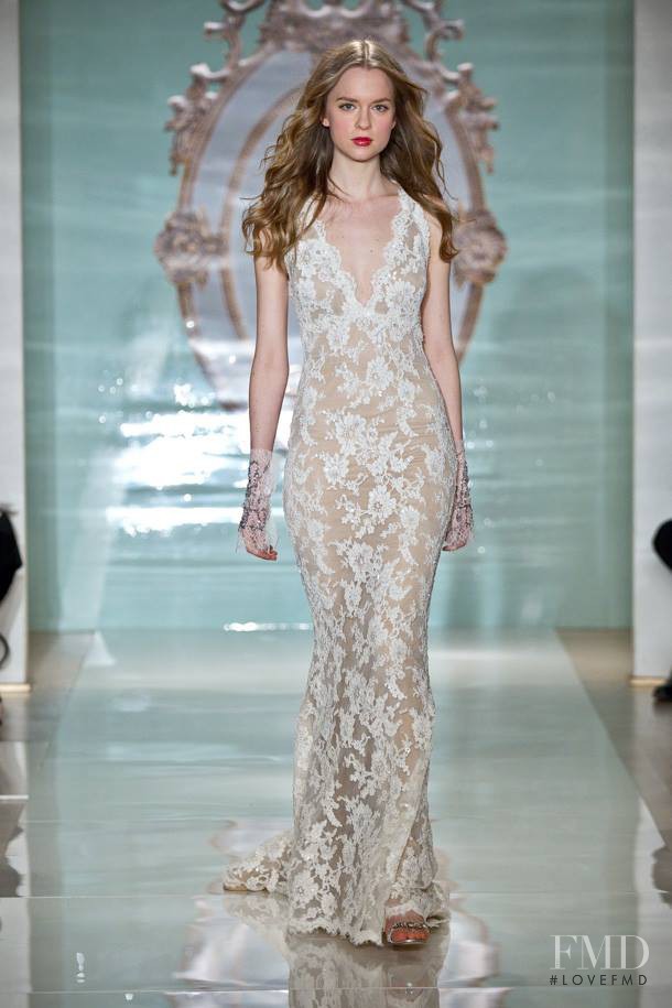 Alisha Judge featured in  the Reem Acra Bridal fashion show for Spring/Summer 2015
