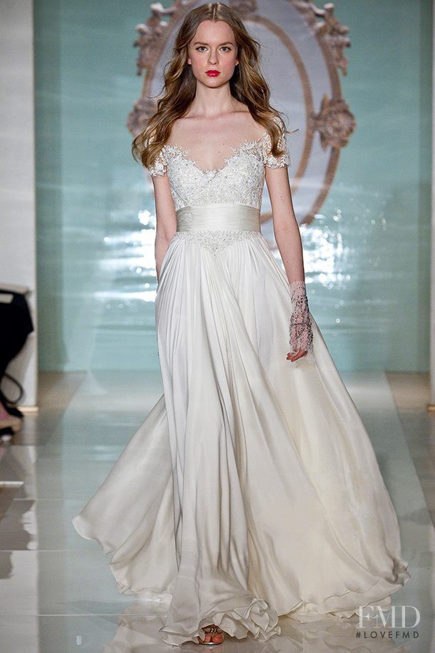 Alisha Judge featured in  the Reem Acra Bridal fashion show for Spring/Summer 2015