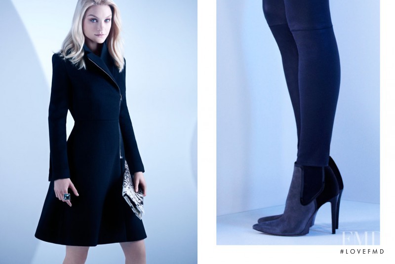 Jessica Stam featured in  the Elie Tahari catalogue for Autumn/Winter 2013