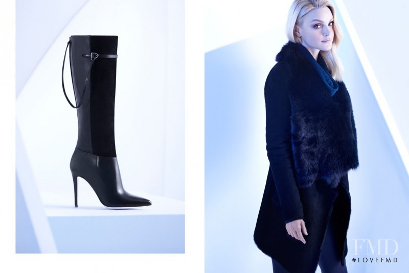 Jessica Stam featured in  the Elie Tahari catalogue for Autumn/Winter 2013