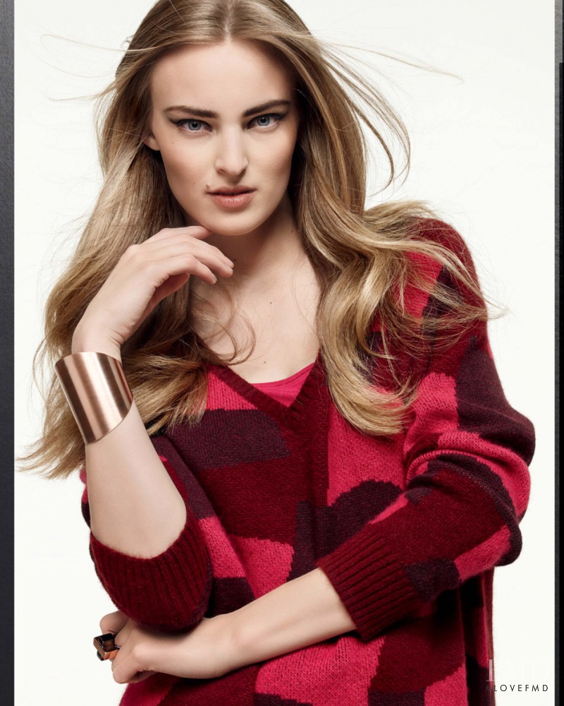 Ymre Stiekema featured in  the Claudia Sträter advertisement for Autumn/Winter 2013