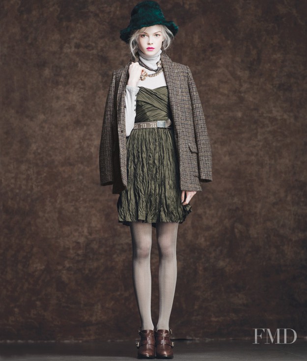 Siri Tollerod featured in  the J.Crew lookbook for Fall 2010