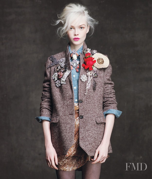 Siri Tollerod featured in  the J.Crew lookbook for Fall 2010