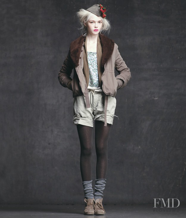 Siri Tollerod featured in  the J.Crew lookbook for Fall 2010