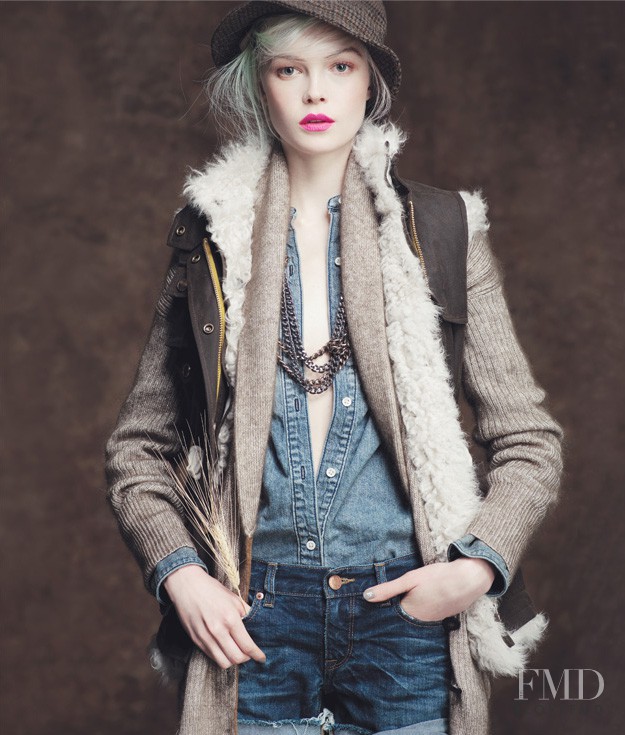 Siri Tollerod featured in  the J.Crew lookbook for Fall 2010