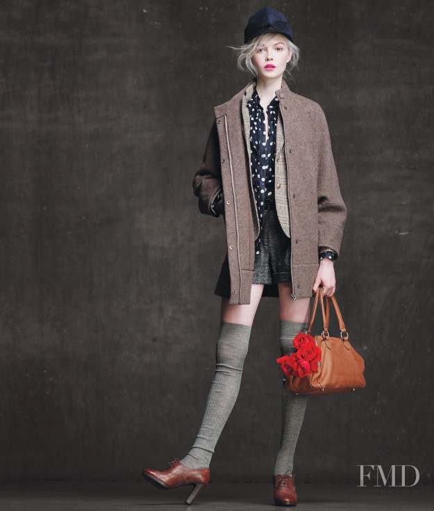 Siri Tollerod featured in  the J.Crew lookbook for Fall 2010