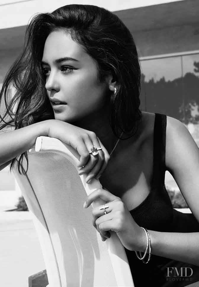 Courtney Eaton featured in  the Jan Logan advertisement for Spring/Summer 2015