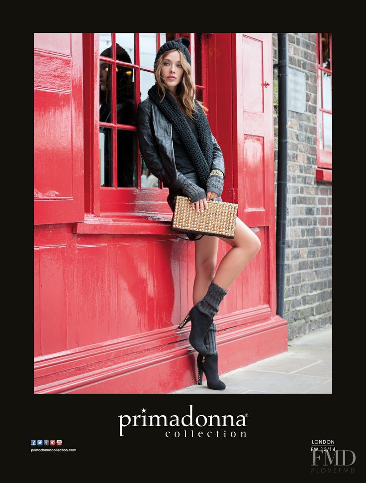 Charlie Dupont featured in  the Primadonna Collection advertisement for Autumn/Winter 2013