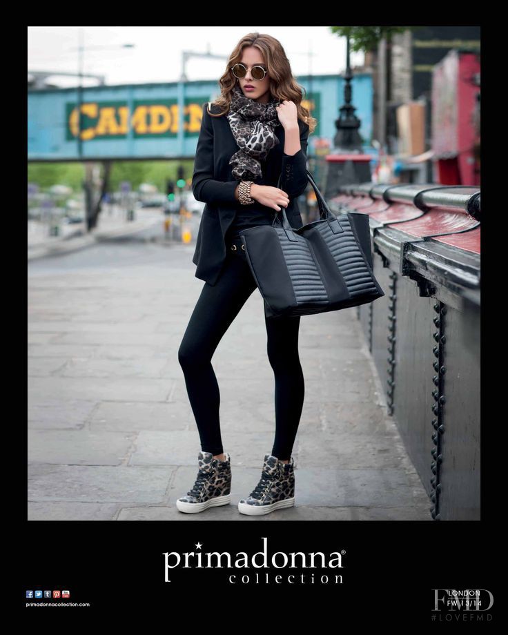 Charlie Dupont featured in  the Primadonna Collection advertisement for Autumn/Winter 2013