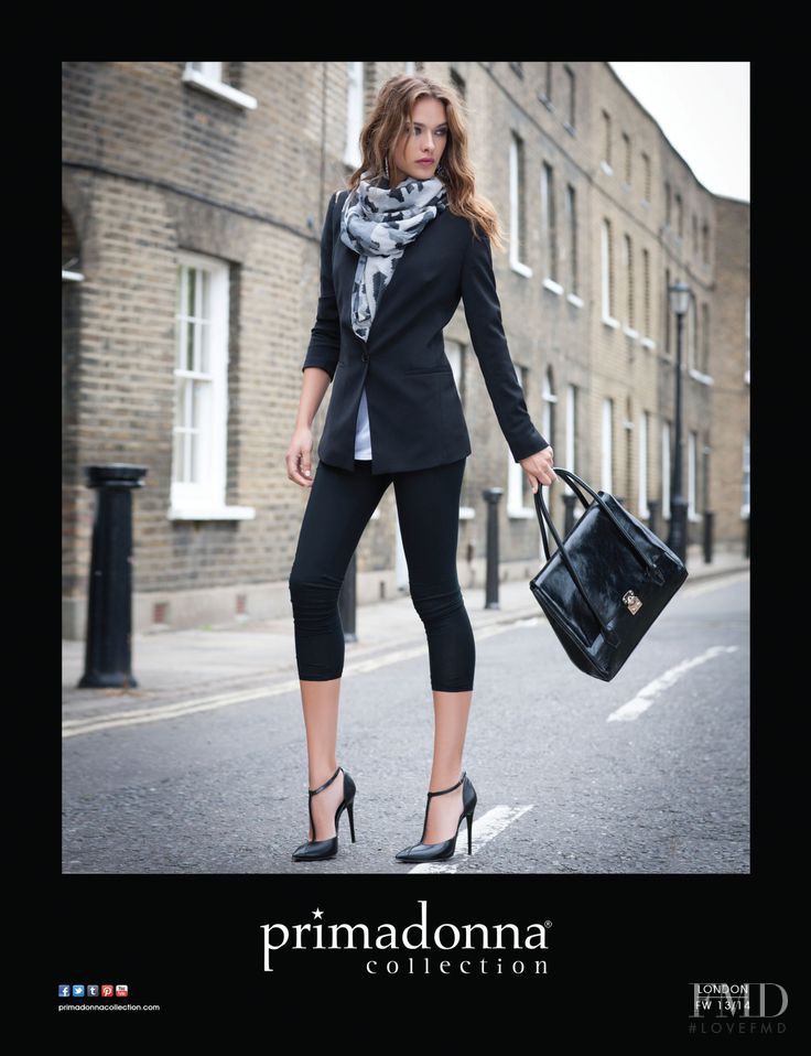 Charlie Dupont featured in  the Primadonna Collection advertisement for Autumn/Winter 2013