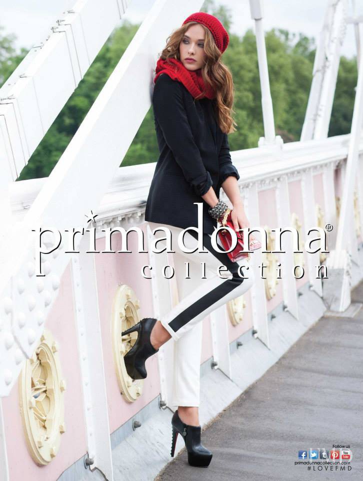 Charlie Dupont featured in  the Primadonna Collection advertisement for Autumn/Winter 2013