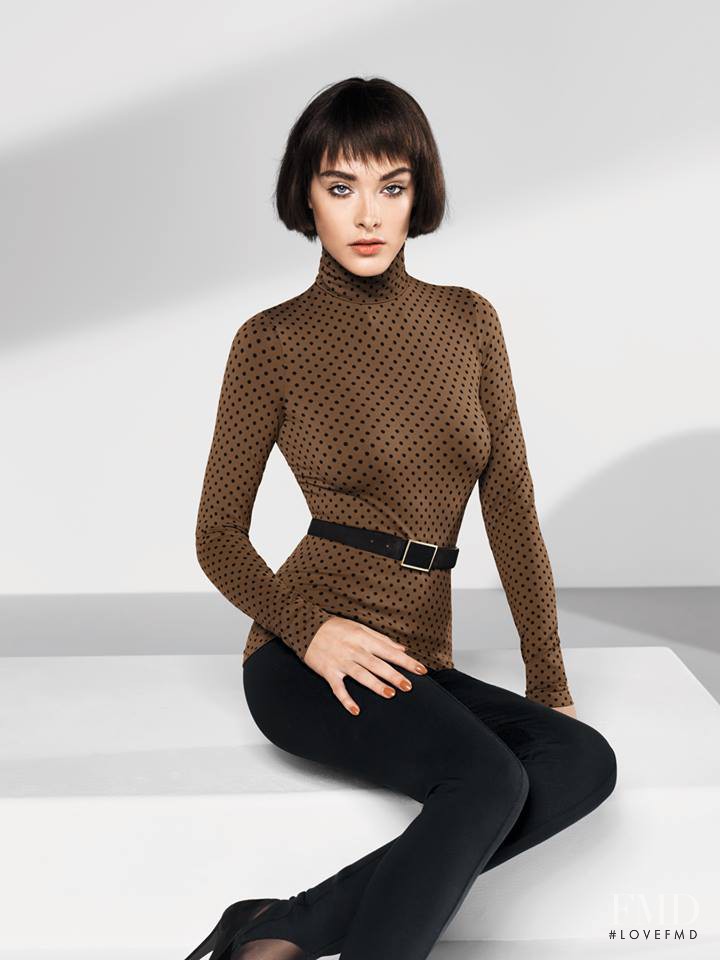 Charlie Dupont featured in  the Wolford lookbook for Spring/Summer 2015