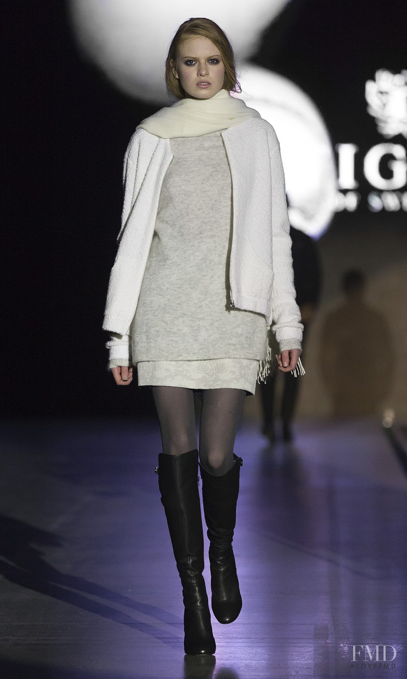 Emmy Krüger featured in  the Tiger of Sweden fashion show for Autumn/Winter 2014