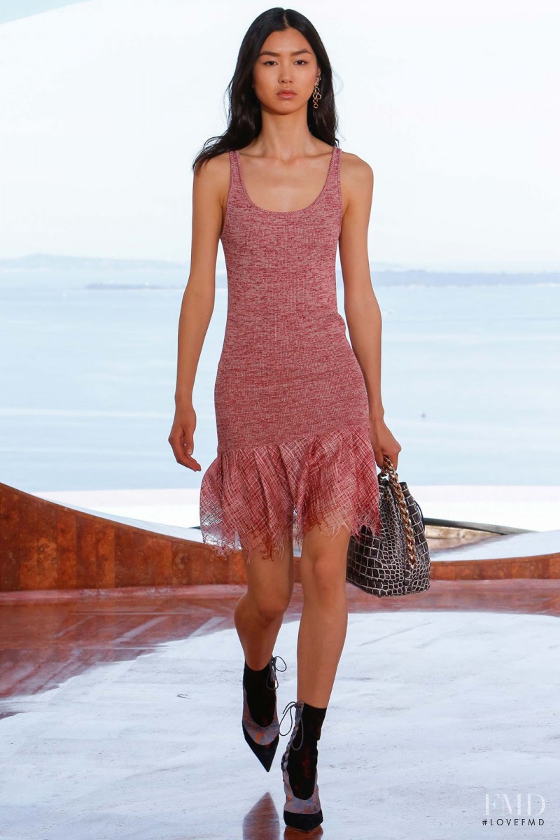 Estelle Chen featured in  the Christian Dior fashion show for Resort 2016