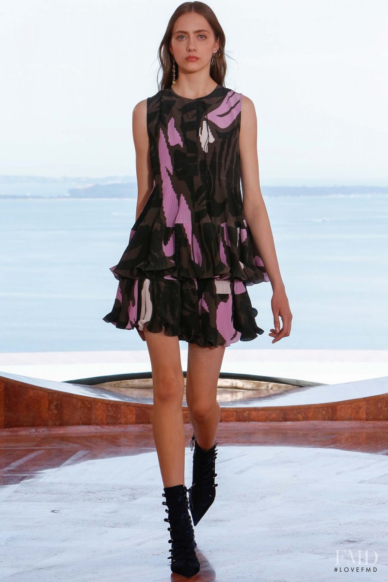Lia Pavlova featured in  the Christian Dior fashion show for Resort 2016