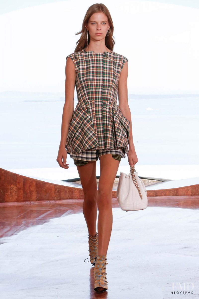 Lexi Boling featured in  the Christian Dior fashion show for Resort 2016