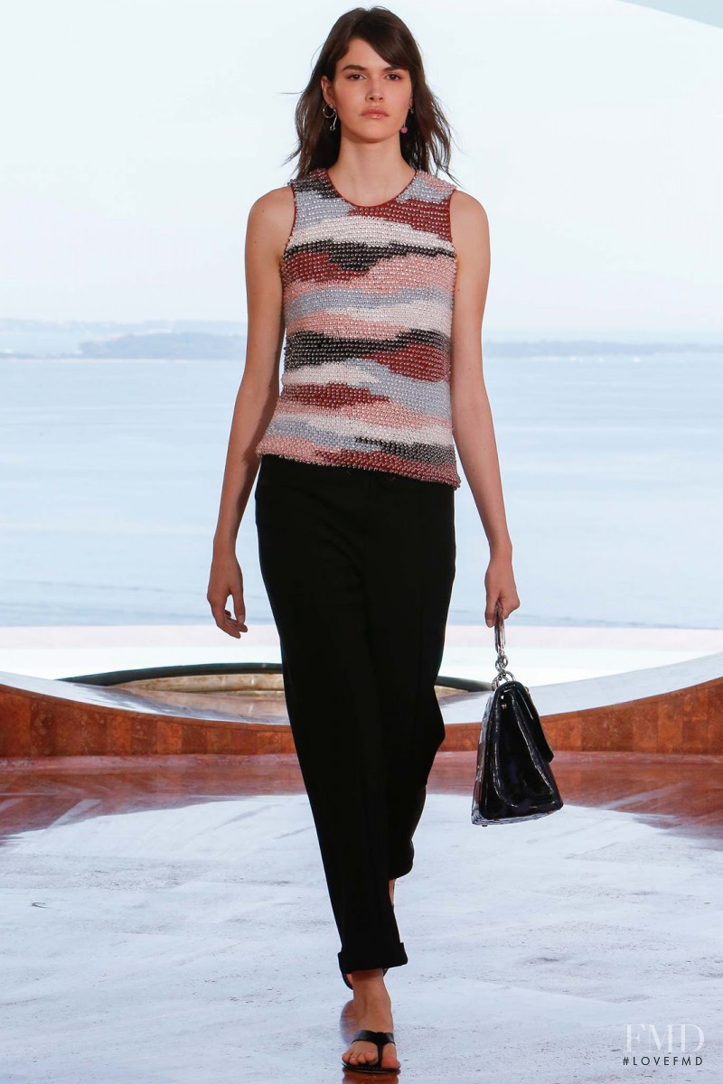 Vanessa Moody featured in  the Christian Dior fashion show for Resort 2016