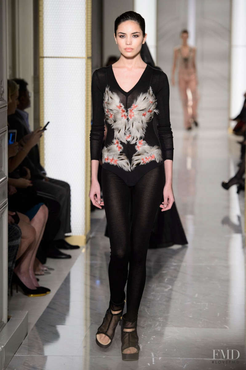 Irina Sharipova featured in  the La Perla fashion show for Spring/Summer 2015