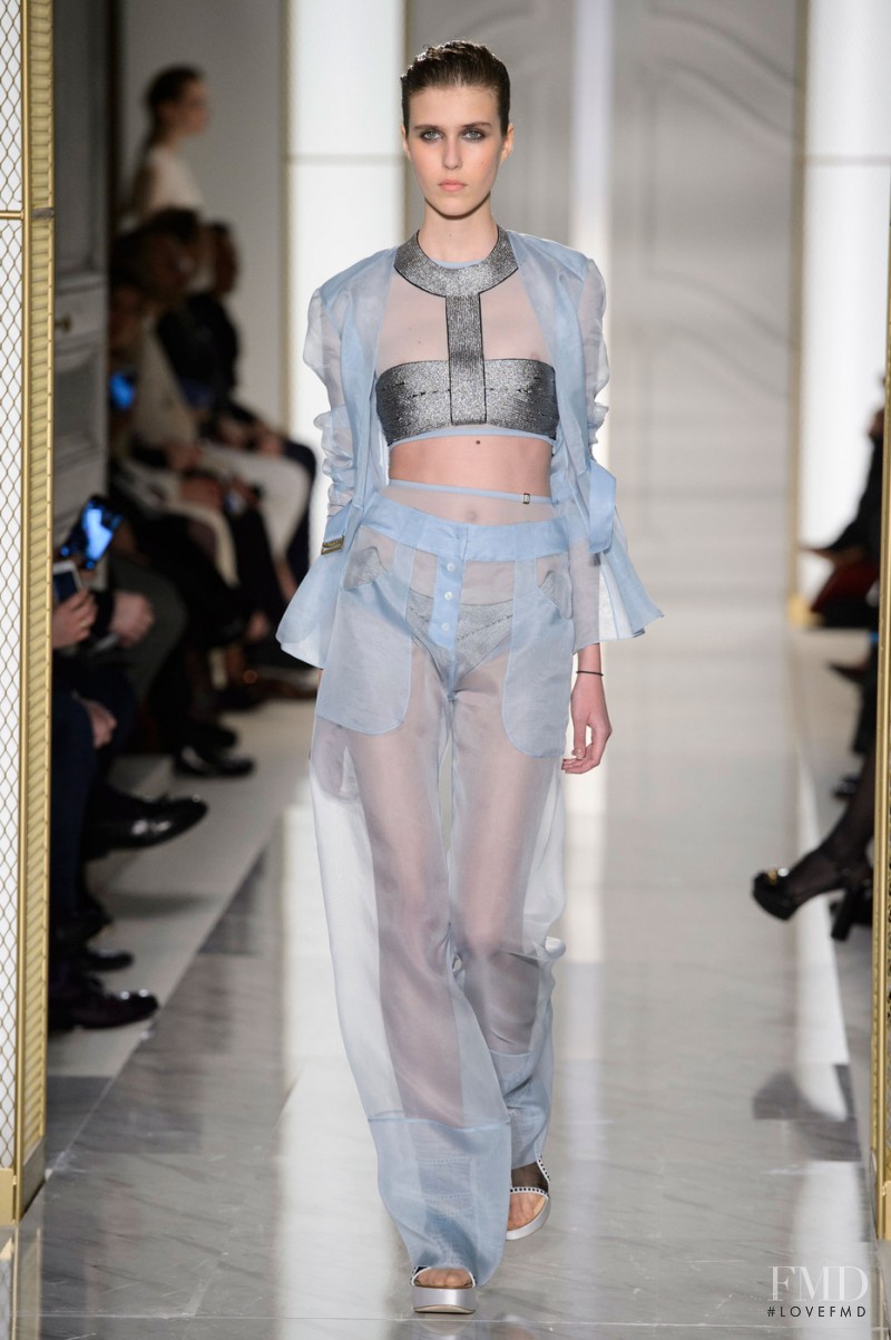 Anita Zet featured in  the La Perla fashion show for Spring/Summer 2015