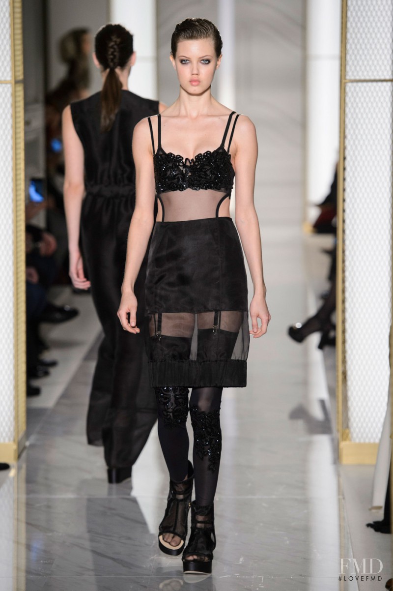 Lindsey Wixson featured in  the La Perla fashion show for Spring/Summer 2015