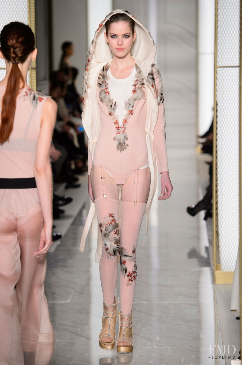 Alexandra Hochguertel featured in  the La Perla fashion show for Spring/Summer 2015