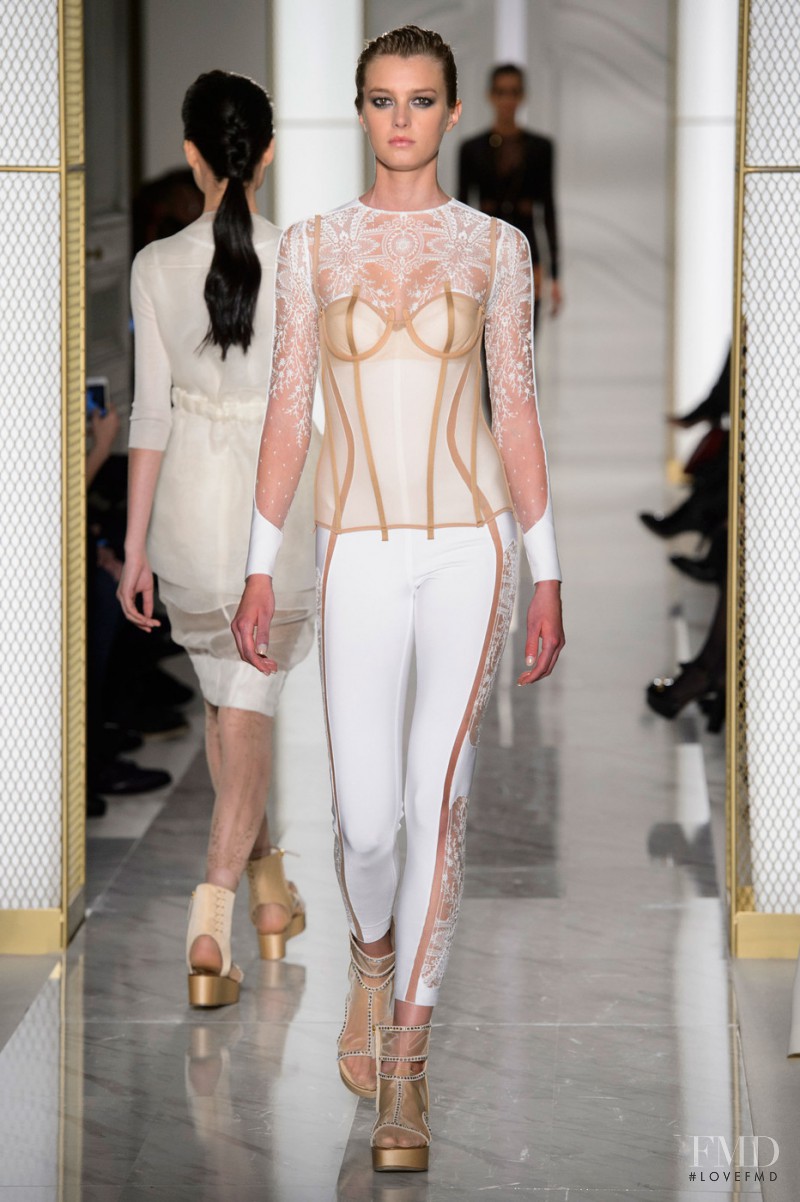 Sigrid Agren featured in  the La Perla fashion show for Spring/Summer 2015