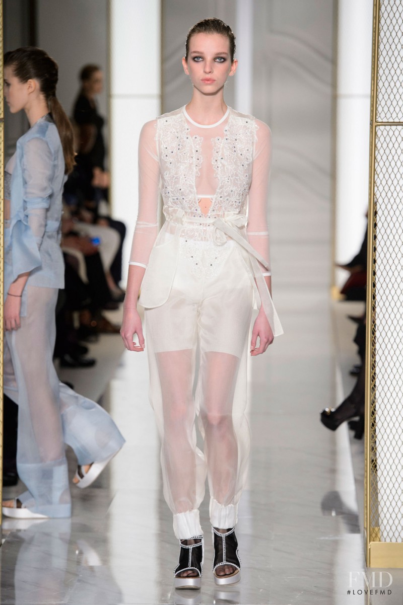 Jamilla Hoogenboom featured in  the La Perla fashion show for Spring/Summer 2015