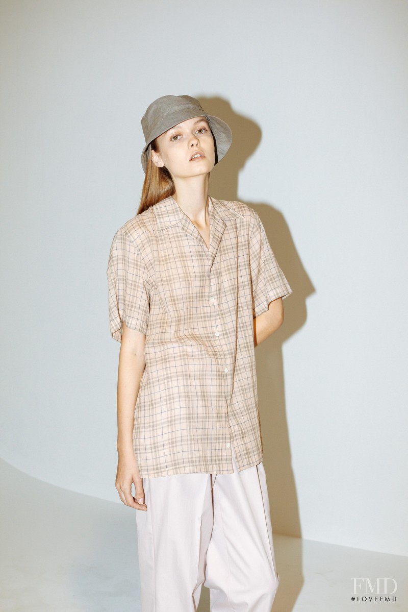 Alessiya Merzlova featured in  the Duckie Brown lookbook for Spring/Summer 2015