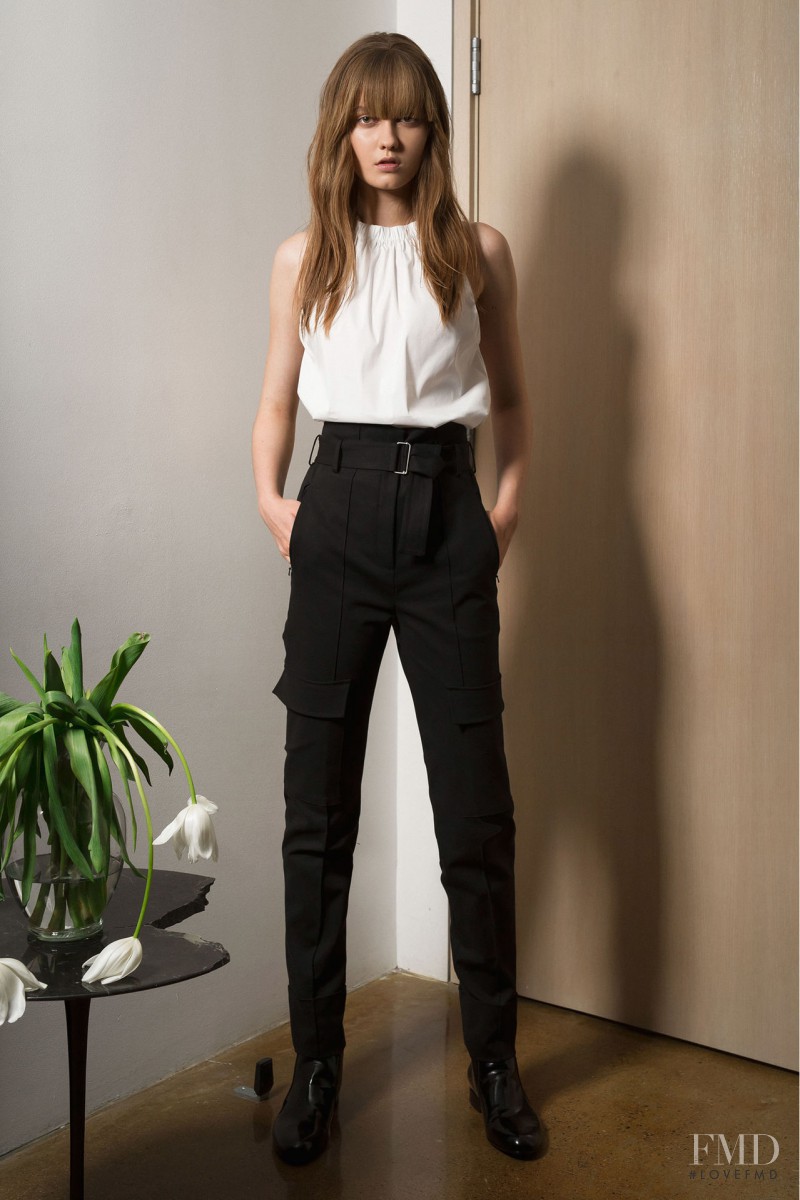 Alessiya Merzlova featured in  the A.L.C. fashion show for Pre-Fall 2015