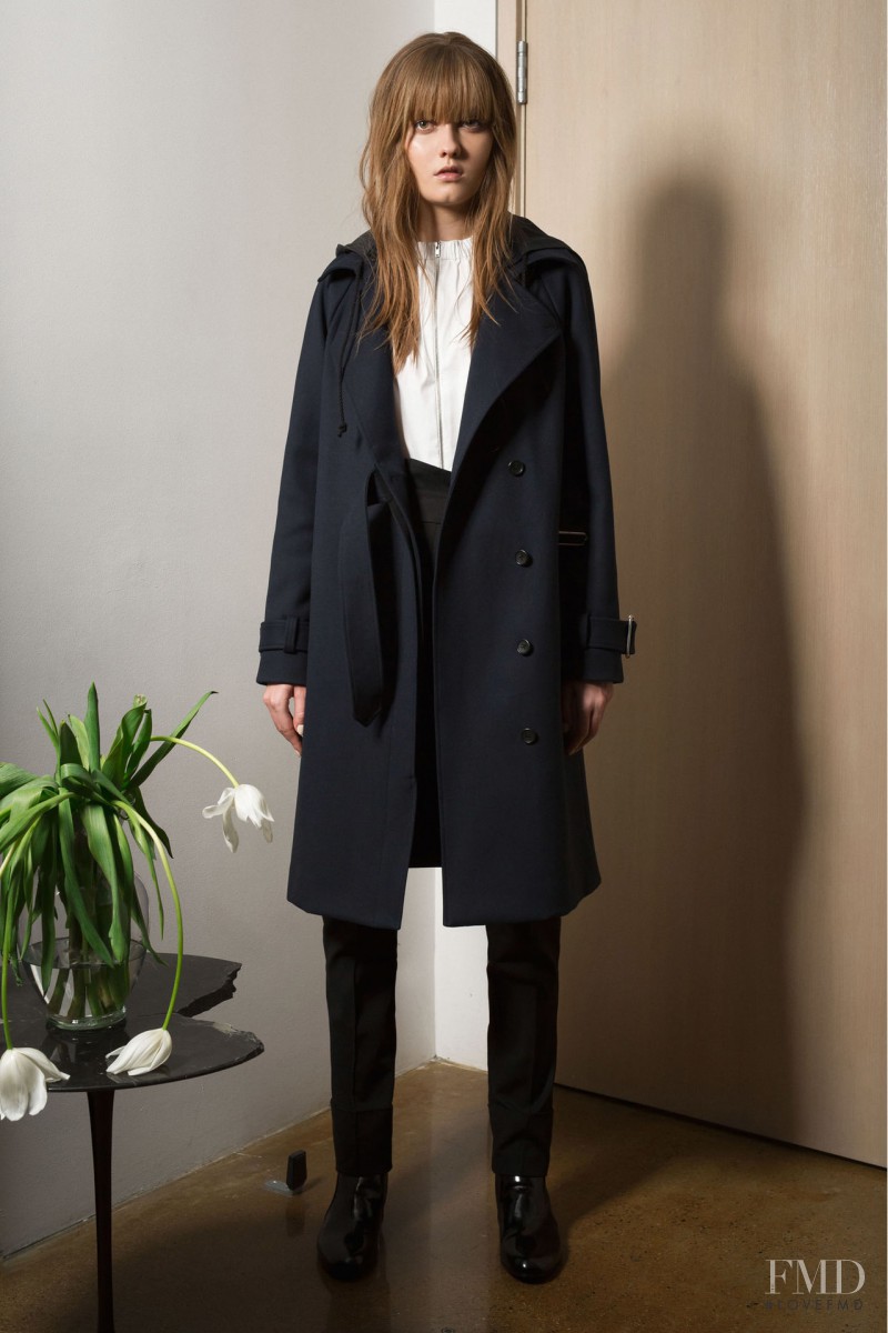 Alessiya Merzlova featured in  the A.L.C. fashion show for Pre-Fall 2015