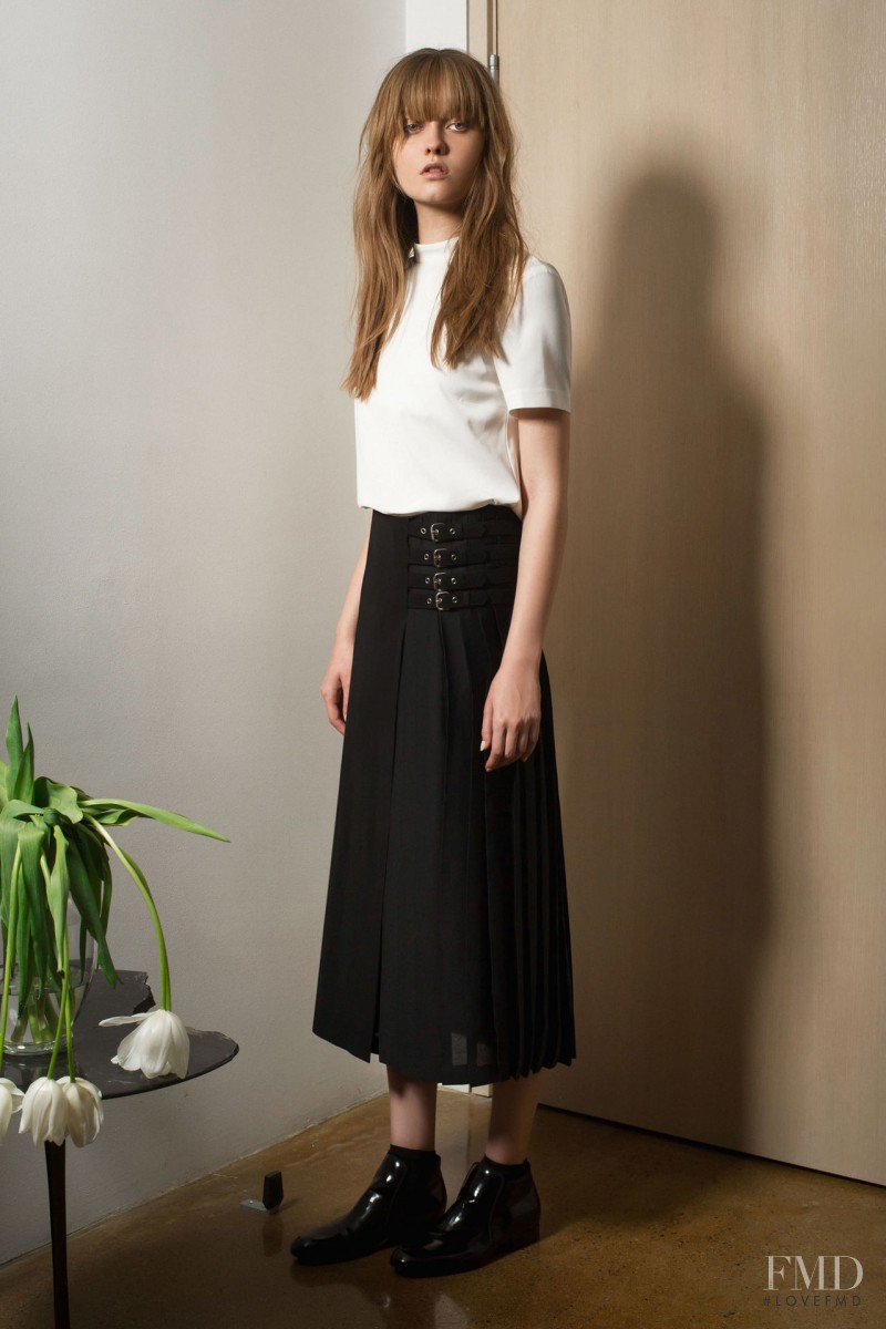 Alessiya Merzlova featured in  the A.L.C. fashion show for Pre-Fall 2015