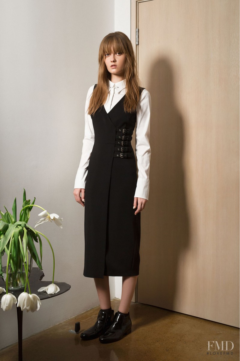 Alessiya Merzlova featured in  the A.L.C. fashion show for Pre-Fall 2015