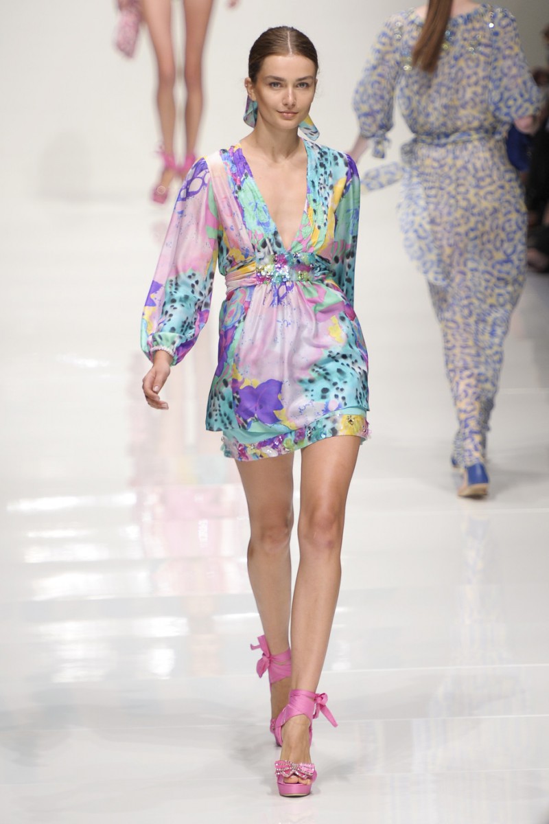 Andreea Diaconu featured in  the be Blumarine fashion show for Spring/Summer 2011