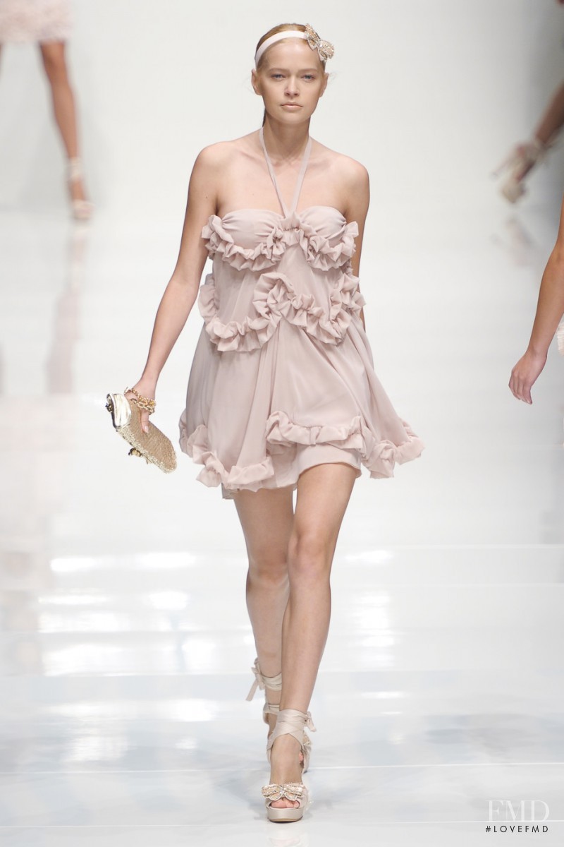 Liza Kei featured in  the be Blumarine fashion show for Spring/Summer 2011