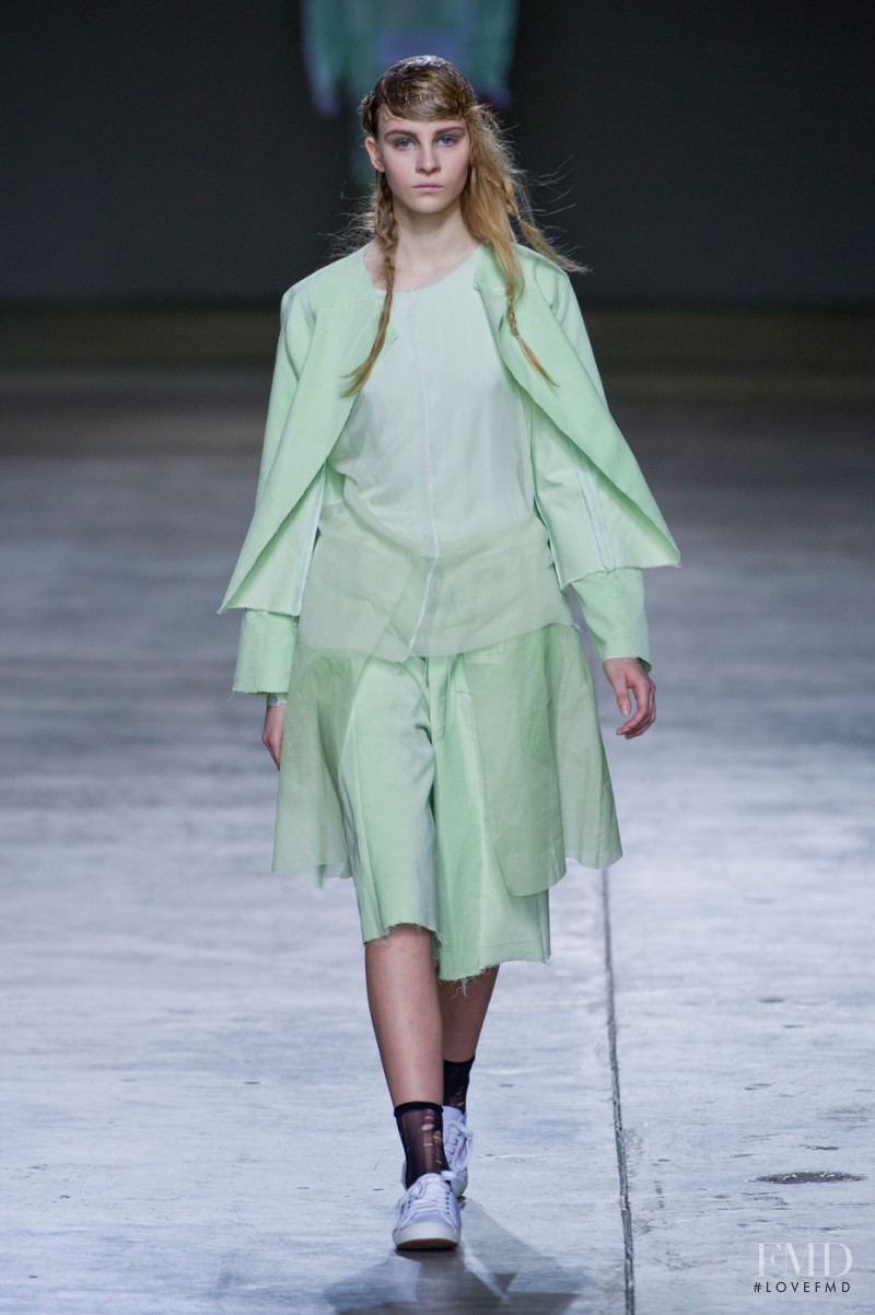 Kirstie Brittain featured in  the Fashion East fashion show for Autumn/Winter 2014