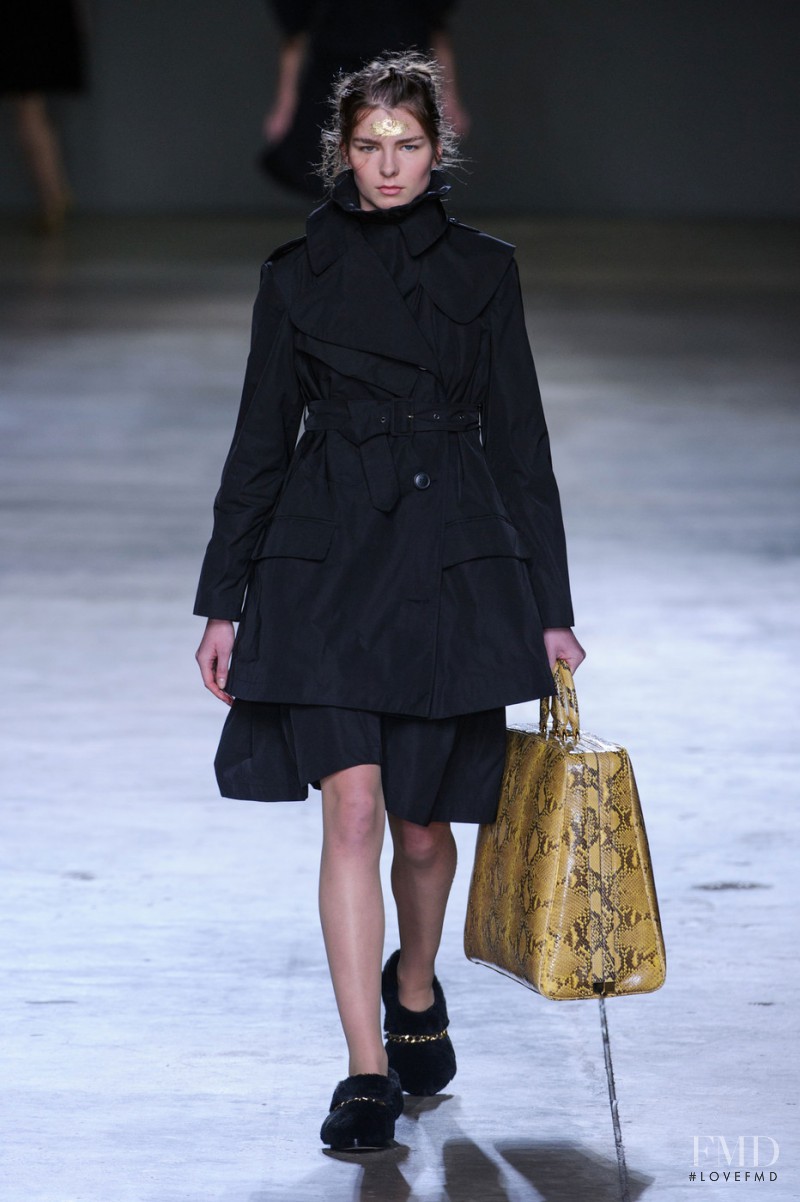 Gaby Loader featured in  the Simone Rocha fashion show for Autumn/Winter 2014